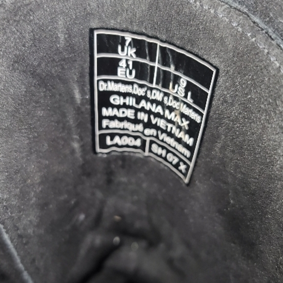 Dr. Martens Black Combat Boots - Picture 7 of 7